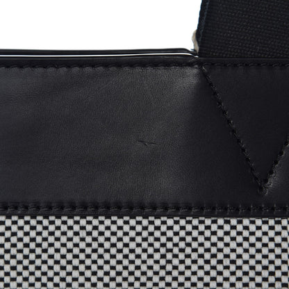 Alexander Wang Canvas Calfskin Paneled Tote Grey Black 9 of 10