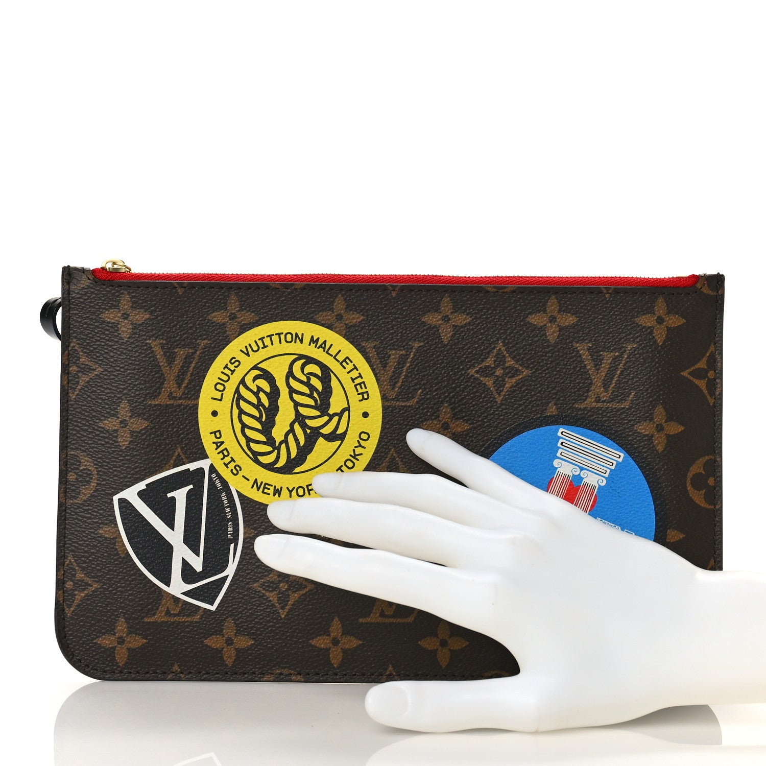 Louis Vuitton Monogram World Tour Neverfull MM 2 of 8