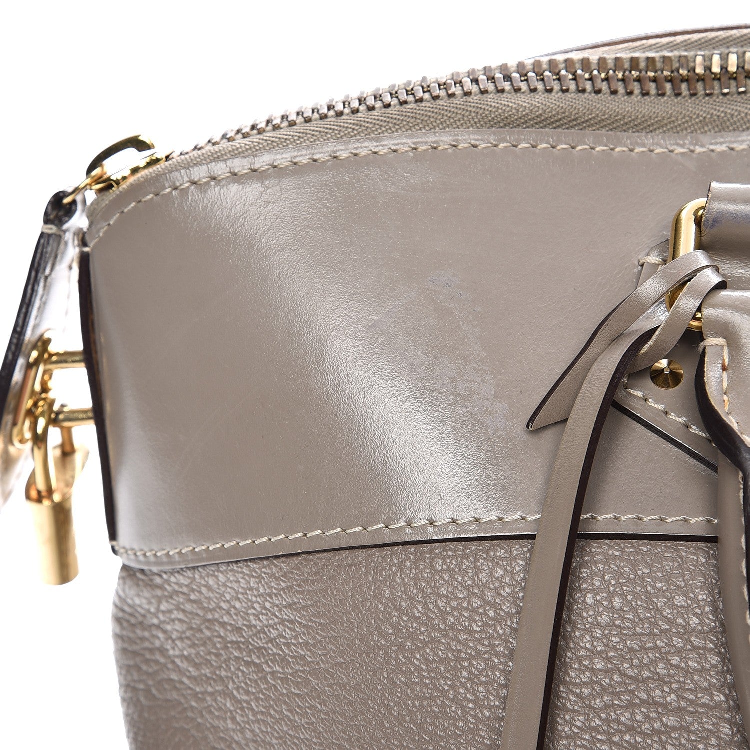 Louis Vuitton Suhali Lockit MM Greige 10 of 25