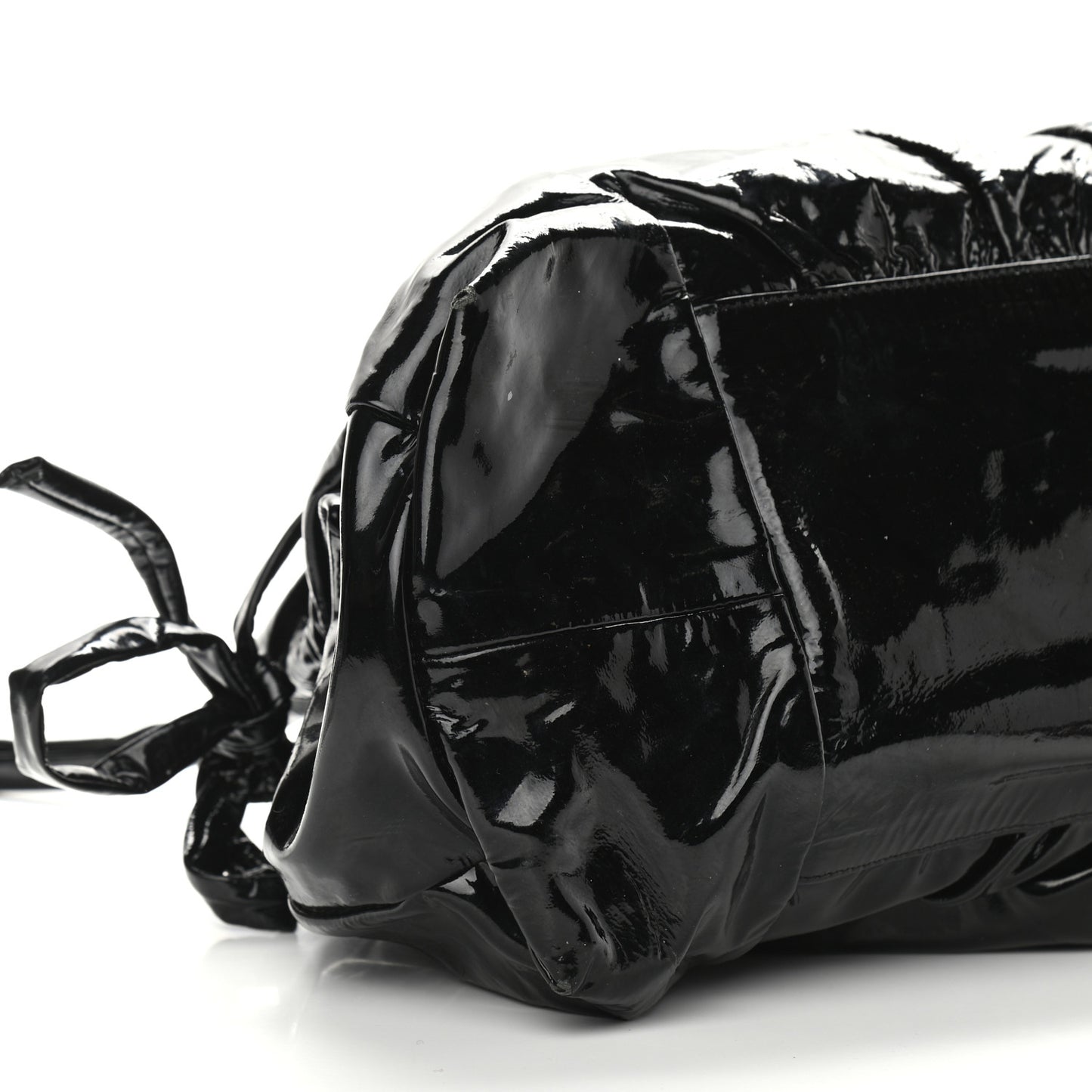 Patent Medium Hysteria Top Handle Bag Black
