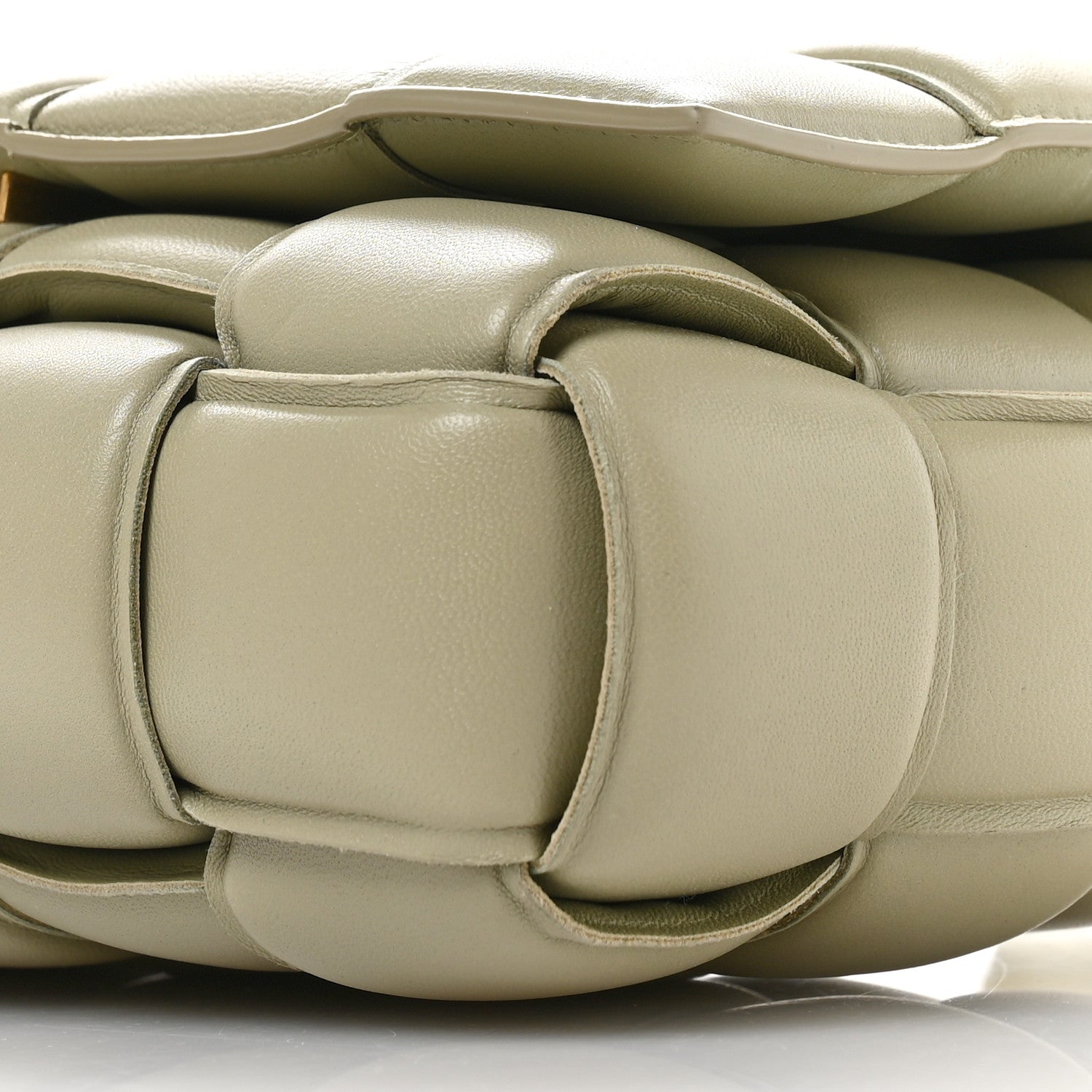 Bottega Veneta Nappa Maxi Intreccio Padded Cassette Crossbody Bag Travertine 10 of 10