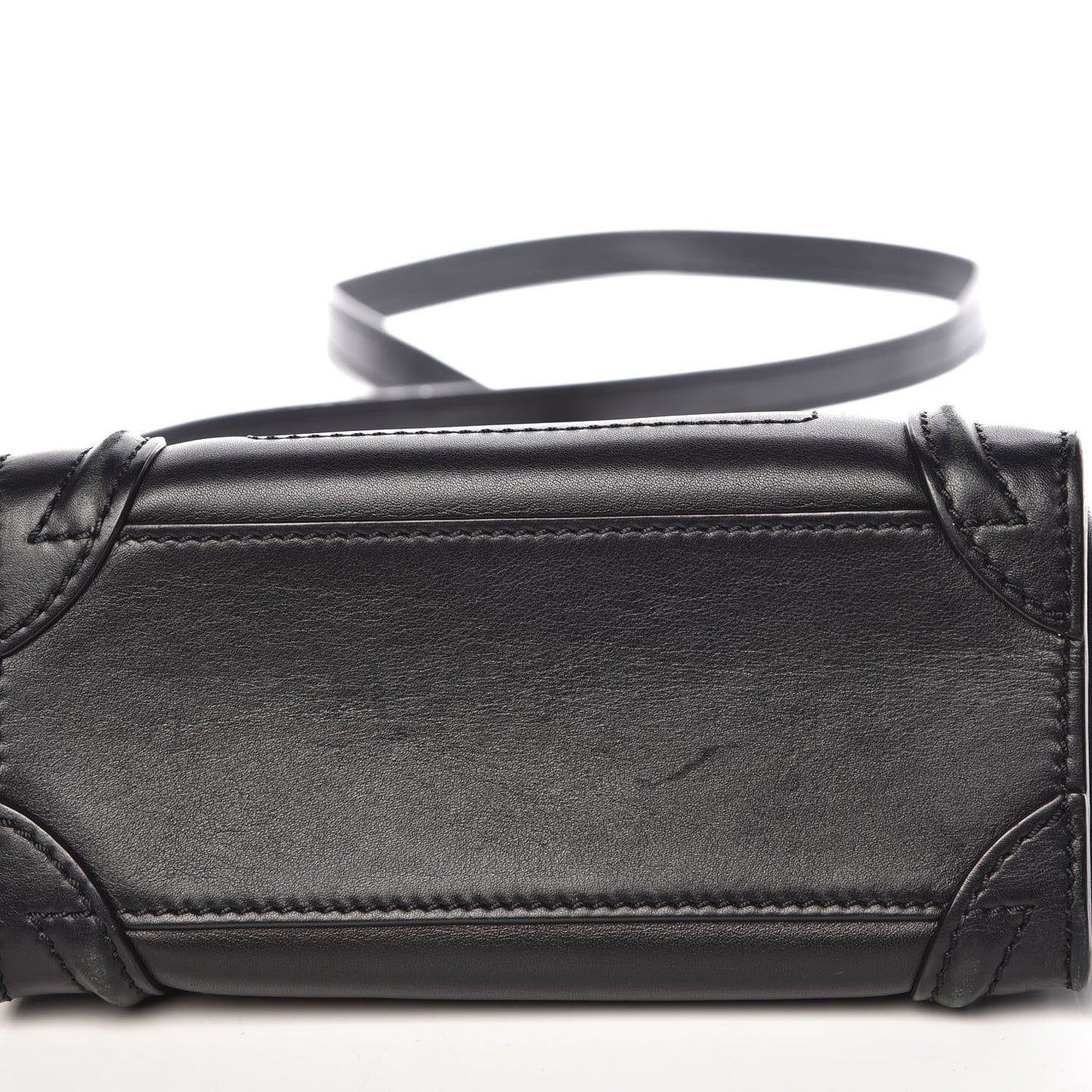 Smooth Calfskin Nano Luggage Black