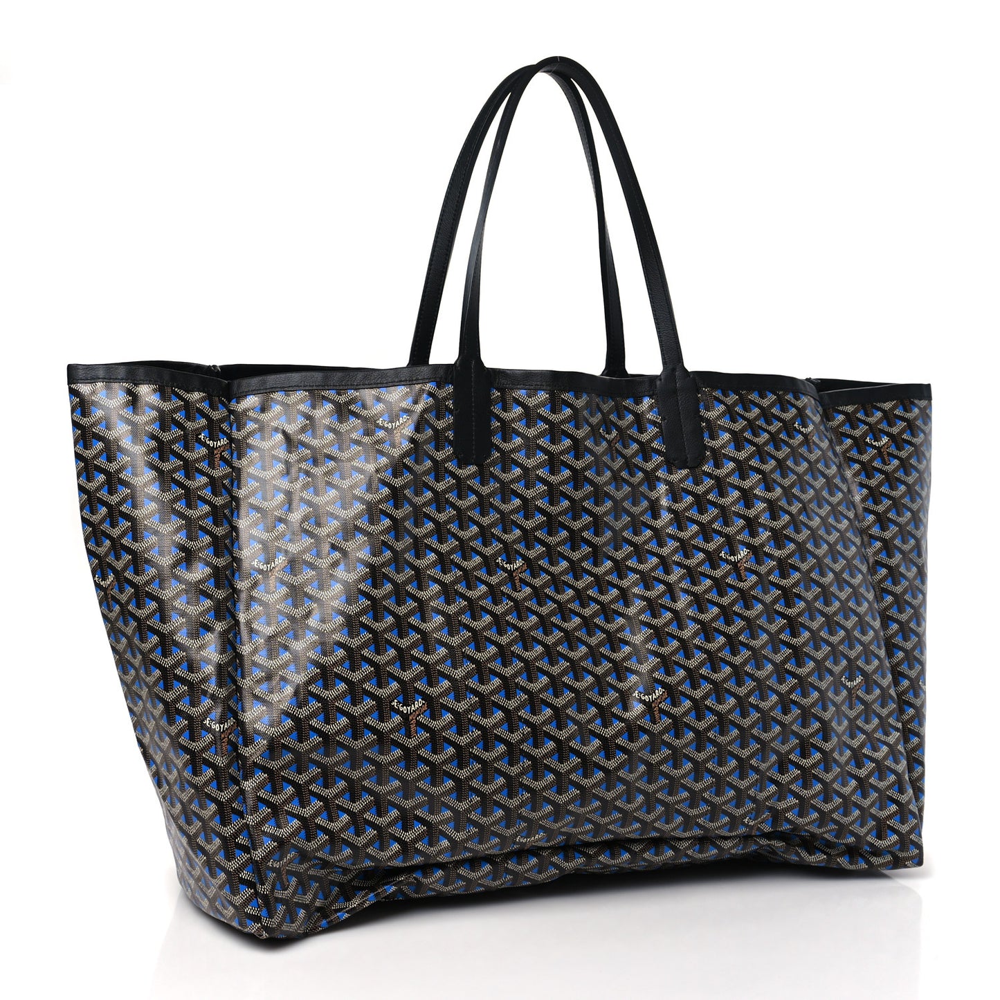 Goyardine Reversible Roseline Black Sky Blue