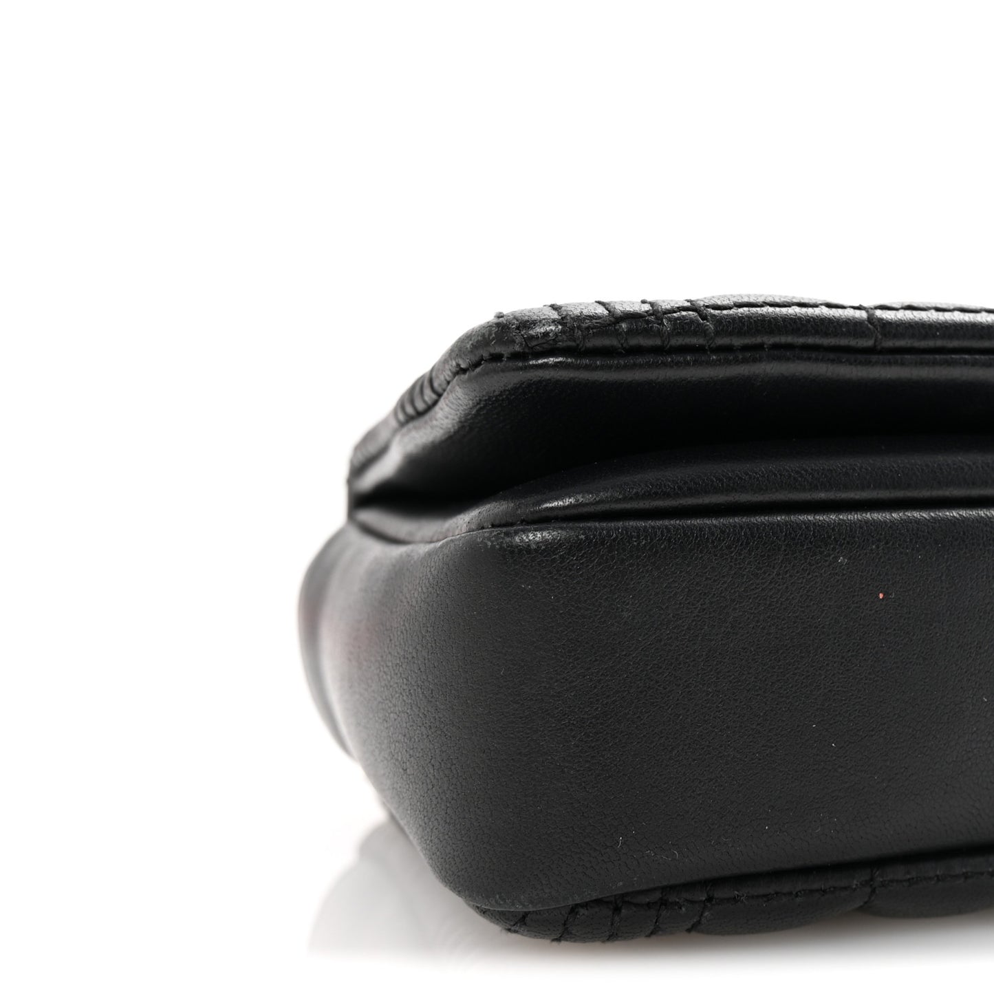 Lambskin Quilted Mini Lola Bag Black