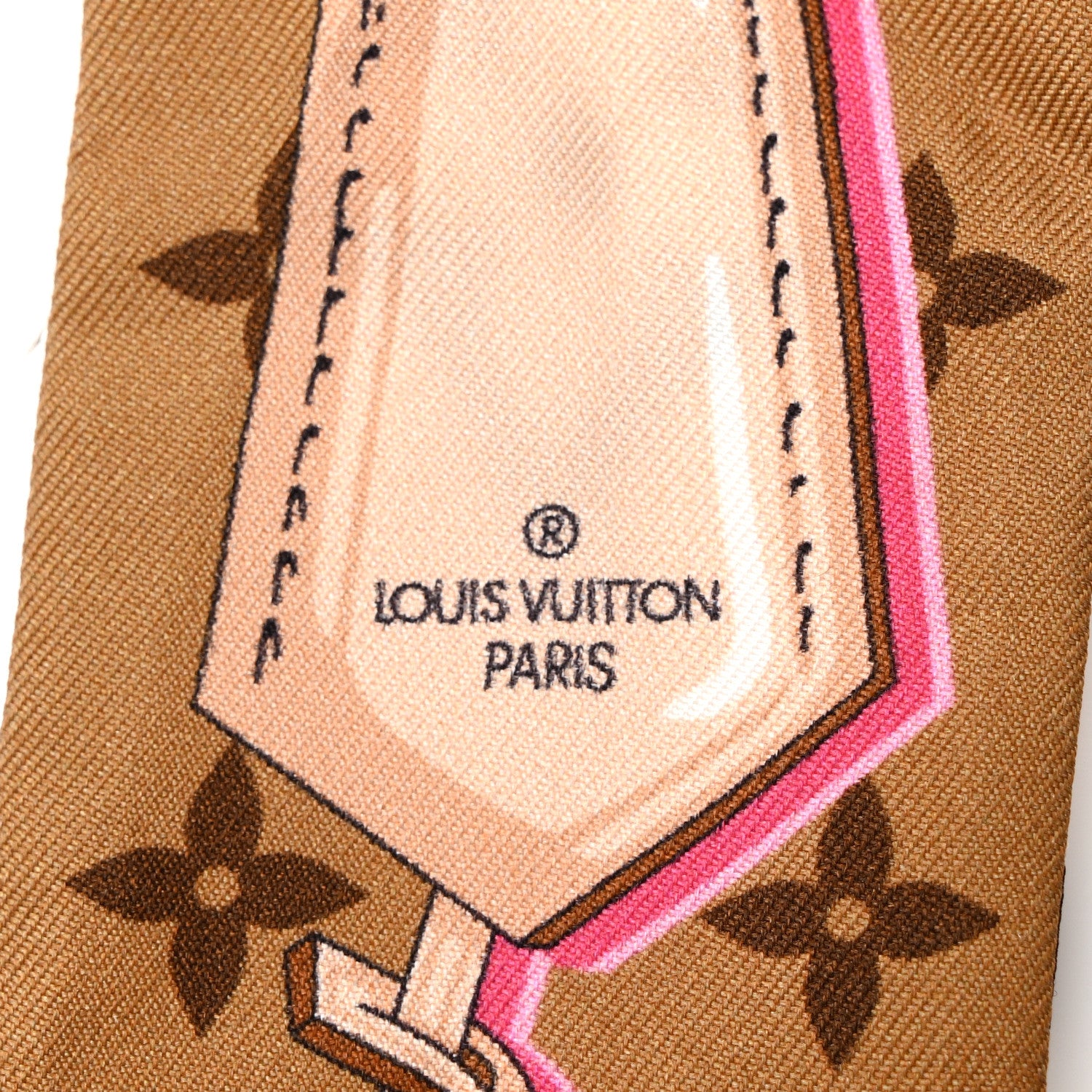 Louis Vuitton Silk Ultimate Monogram BB Bandeau Black 5 of 5
