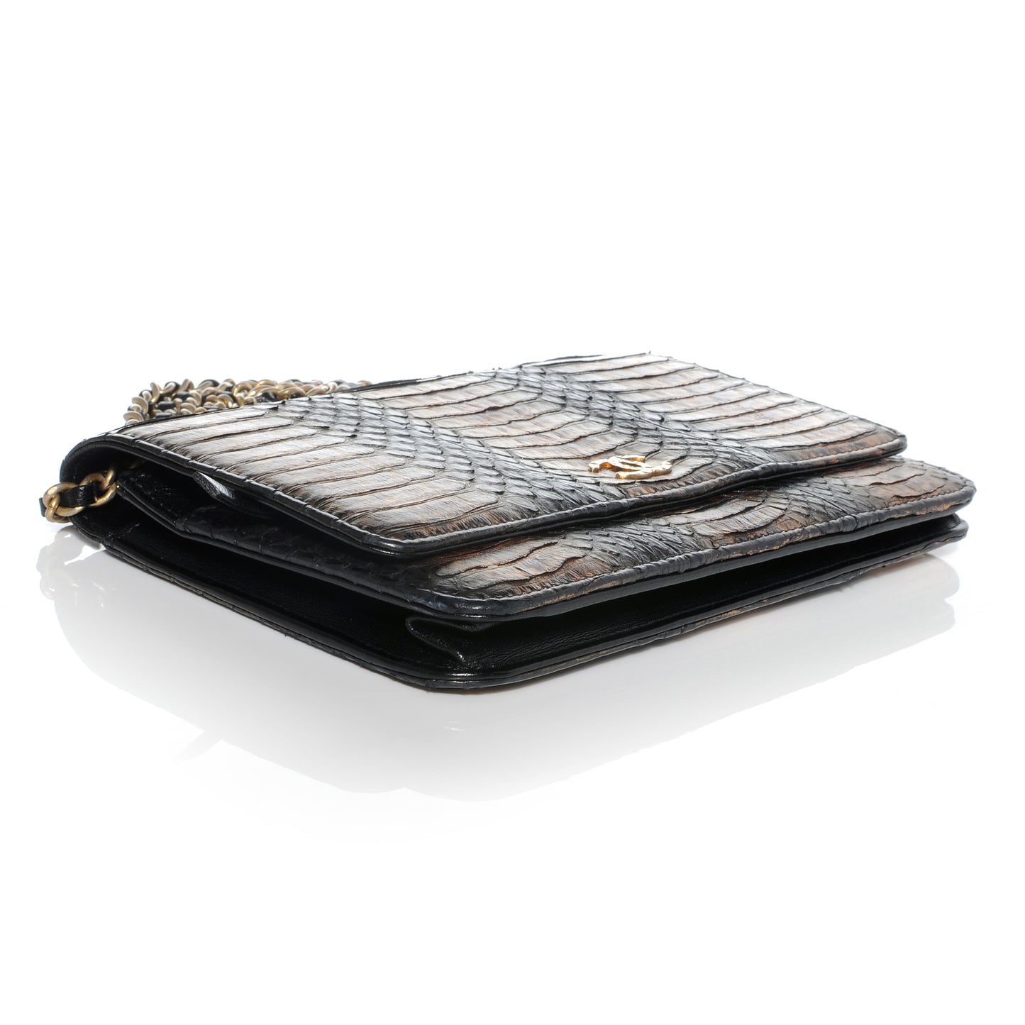 Python Wallet On Chain WOC Black and Gold