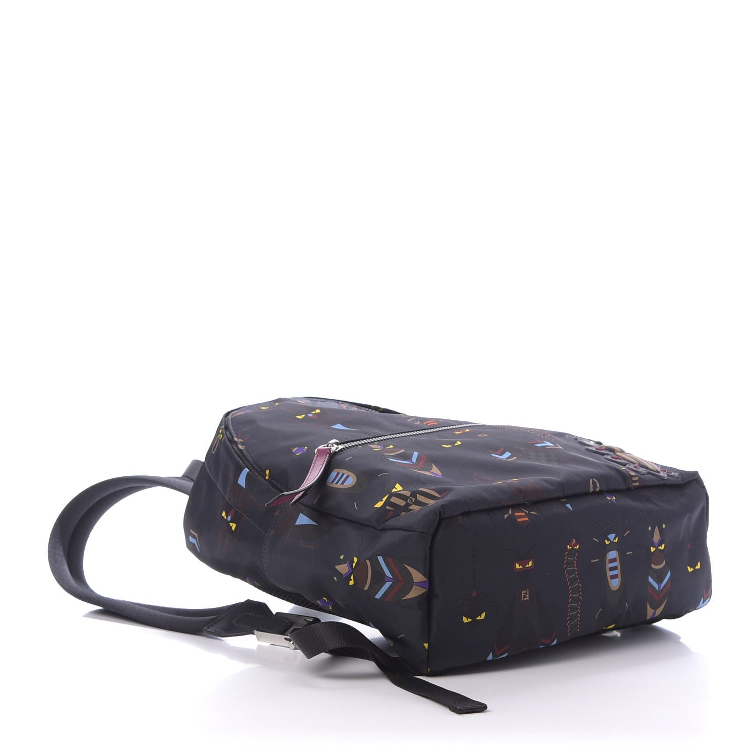 Fendi Nylon Super Bugs Backpack Navy 3 of 9