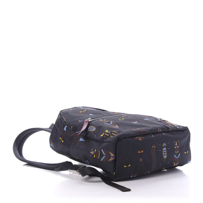 Fendi Nylon Super Bugs Backpack Navy 3 of 9