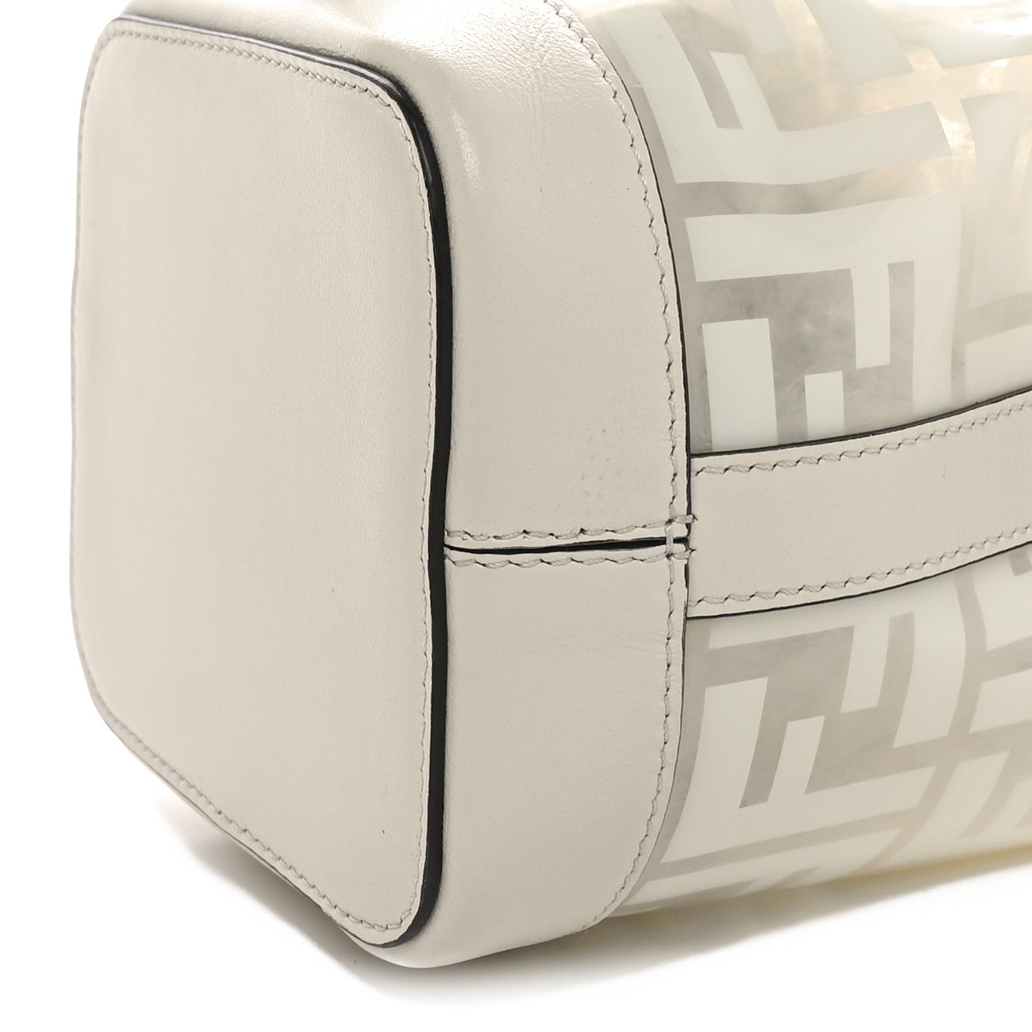 Fendi TPU FF Vitello Grace F is Fendi Mini Mon Tresor Bucket Bag White 8 of 10