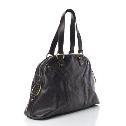 Saint Laurent Calfskin Large Muse Dark Brown 3 of 16
