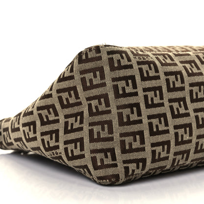 Fendi Zucchino Pochette Dark Brown 11 of 15