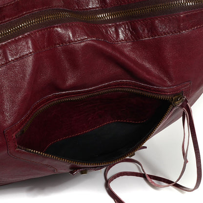 Balenciaga Agneau Classic Hardware Day Hobo Rouge Grenat 7 of 11