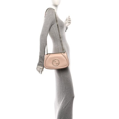 Gucci Calfskin Blondie Medium Shoulder Bag Pink 2 of 10