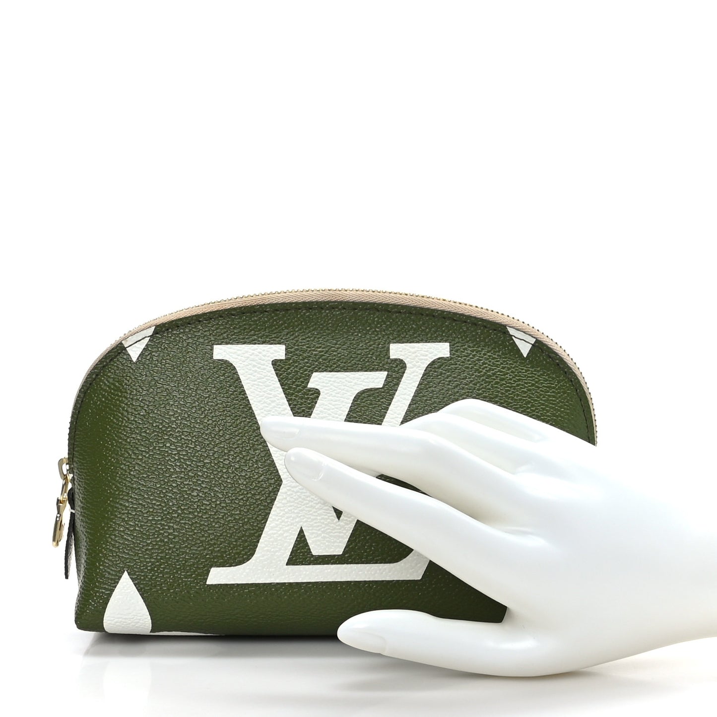 Monogram Giant Cosmetic Pouch Kaki