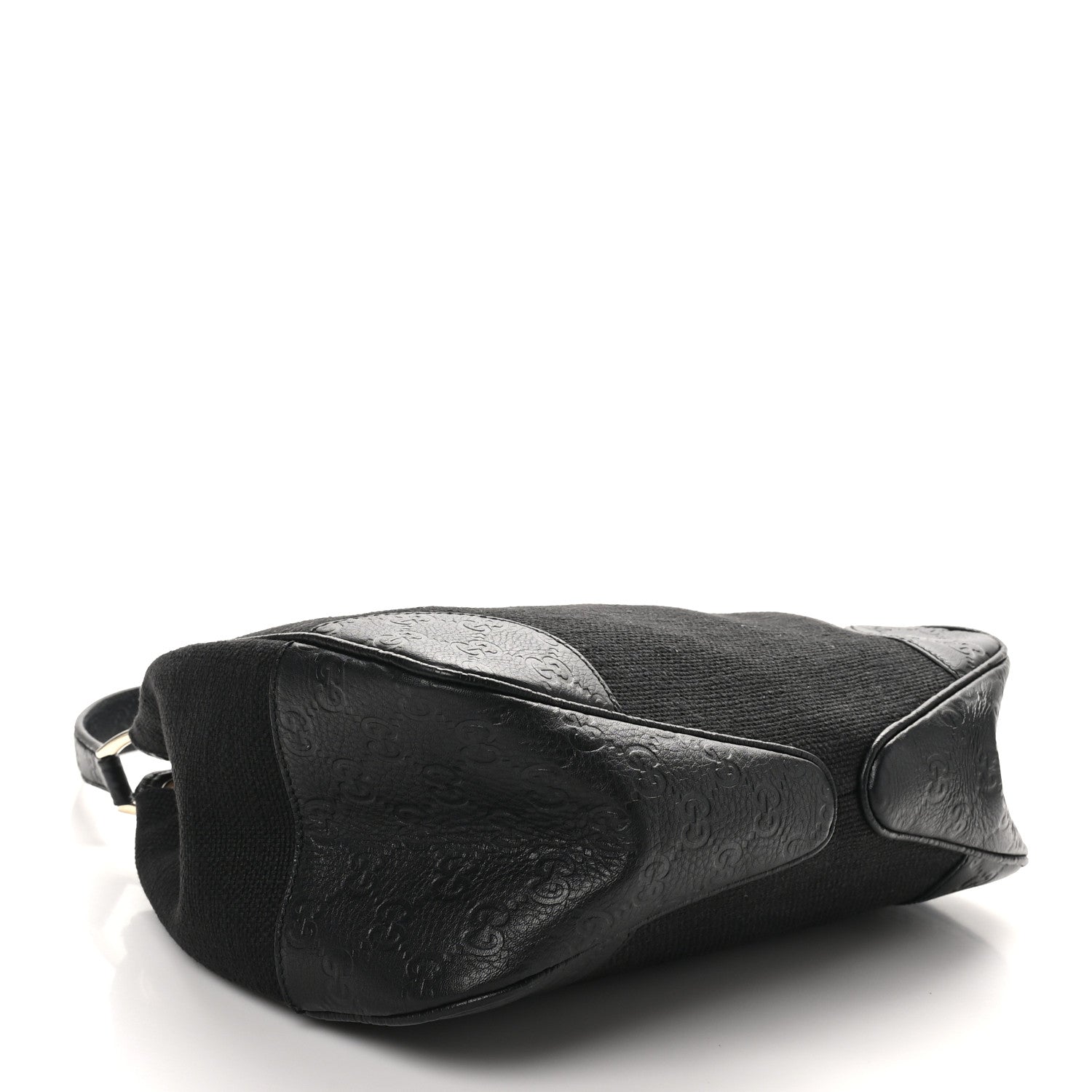 Gucci Canvas Guccissima Hobo Black 4 of 10