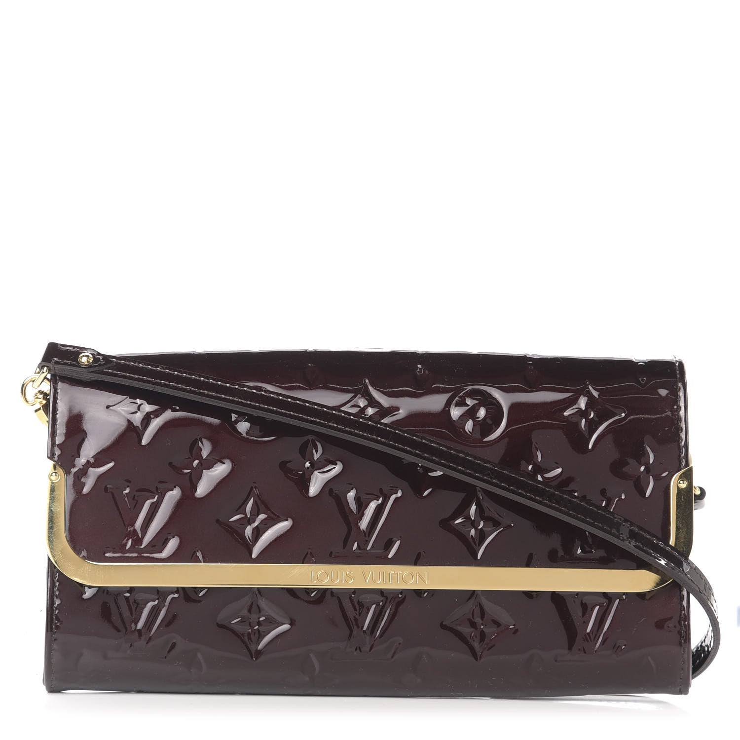 Louis Vuitton Vernis Rossmore MM Amarante 1 of 9