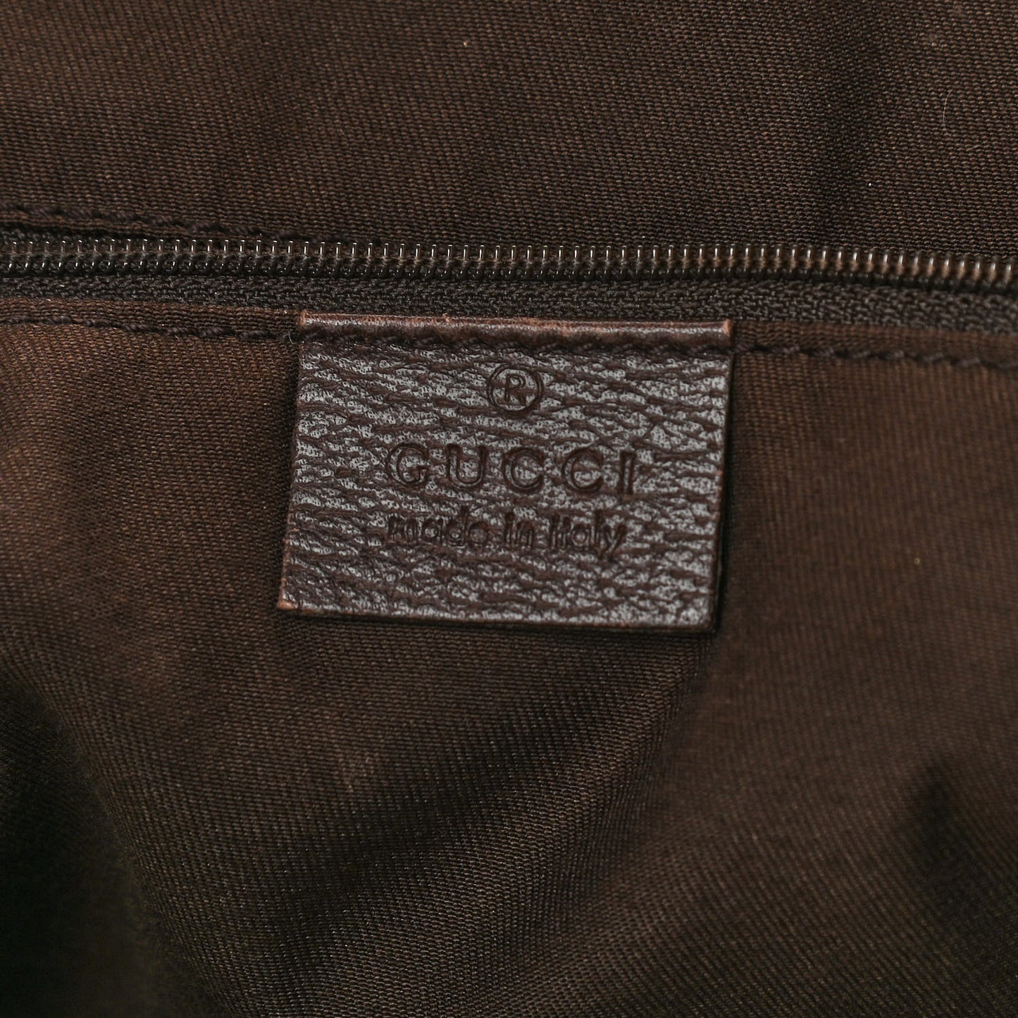 Monogram Medium Abbey Tote Dark Brown