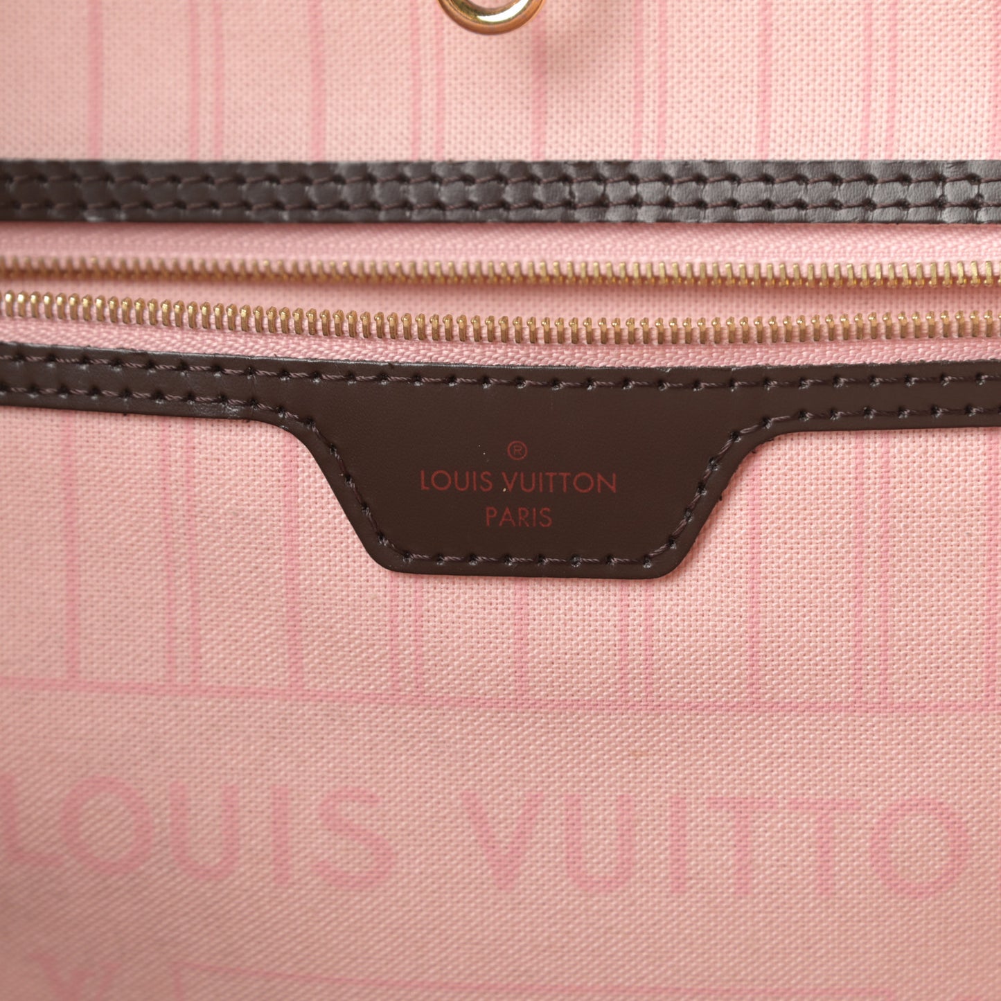 Damier Ebene Neo Neverfull MM Rose Ballerine