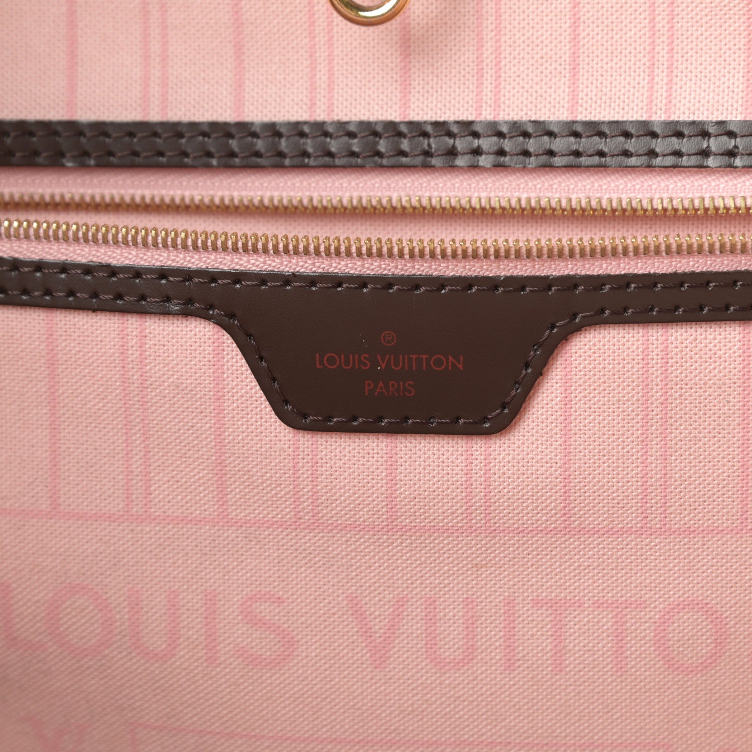 Louis Vuitton Damier Ebene Neo Neverfull MM Rose Ballerine 6 of 20