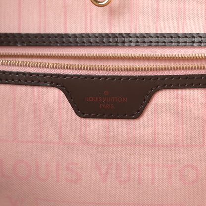 Louis Vuitton Damier Ebene Neo Neverfull MM Rose Ballerine 6 of 20