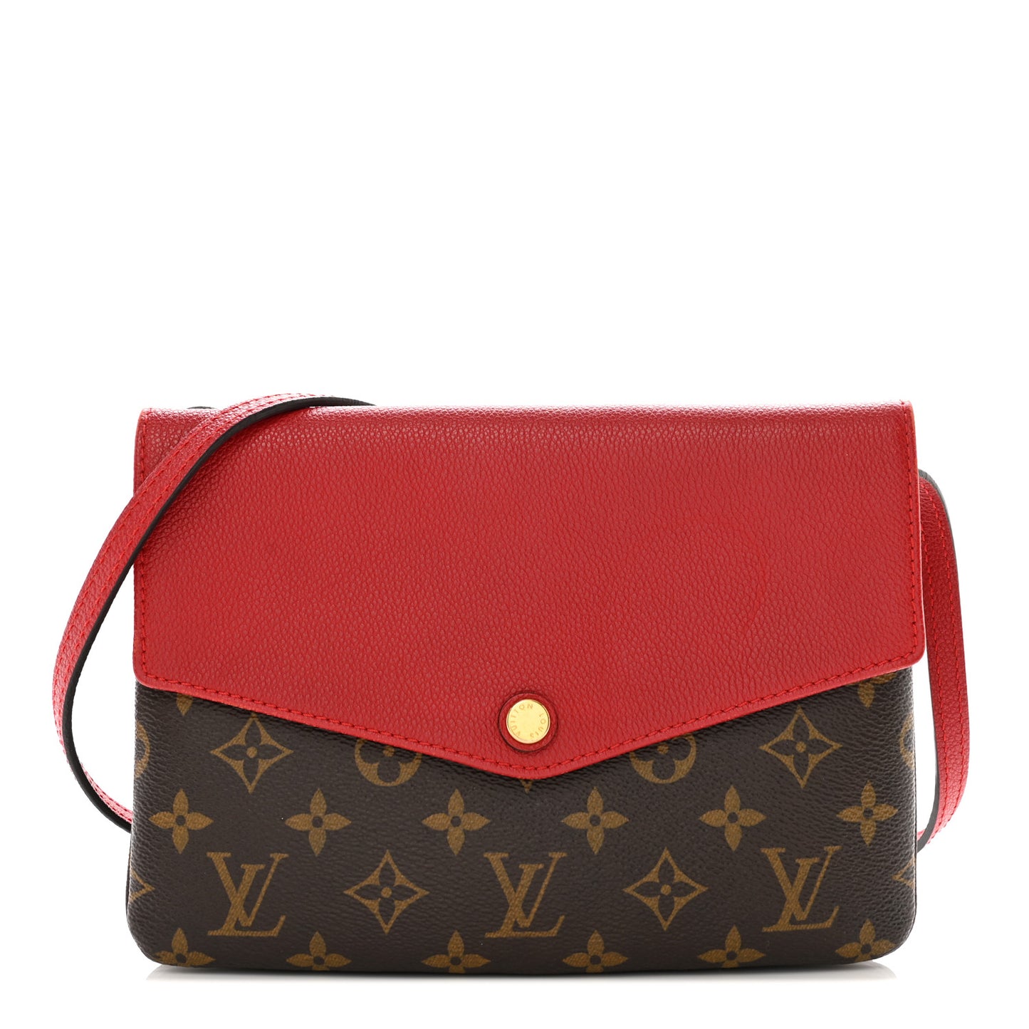 Monogram Twice Pochette Cherry