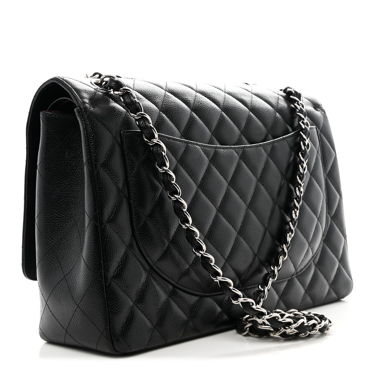 Caviar Maxi Double Flap Black