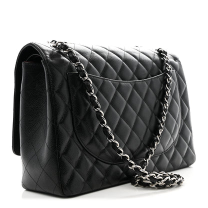 Chanel Caviar Maxi Double Flap Black 3 of 11