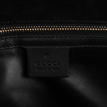 Gucci Patent Microguccissima Medium Broadway Clutch Black 6 of 7
