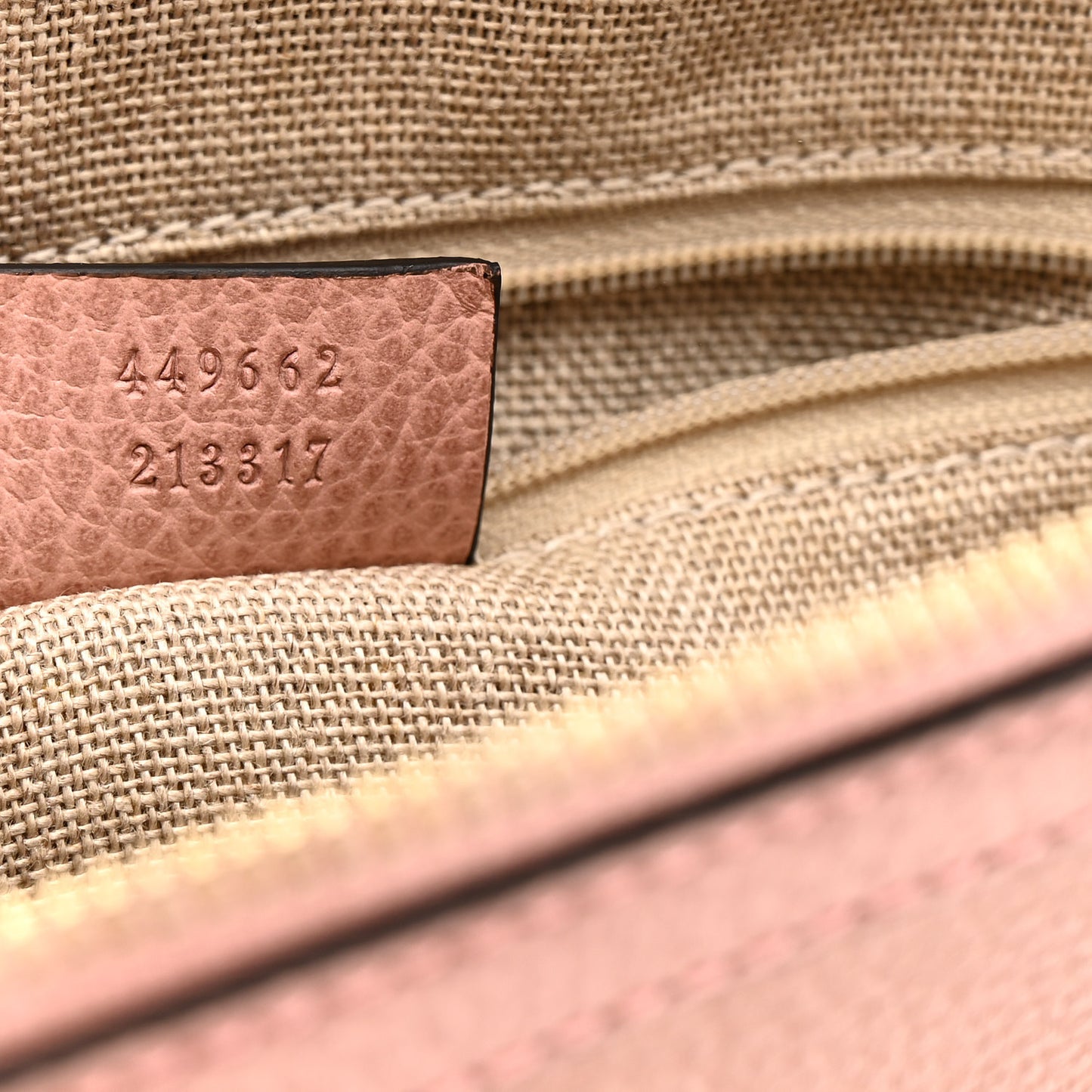 Dollar Calfskin Medium GG Charm Dome Bag Soft Pink