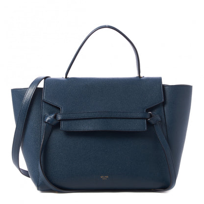 Celine Grained Calfskin Mini Belt Bag Steel Blue 1 of 9