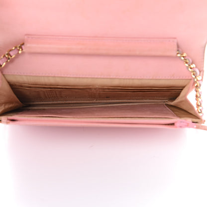 Chanel Caviar Timeless CC Wallet On Chain WOC Pink 5 of 14