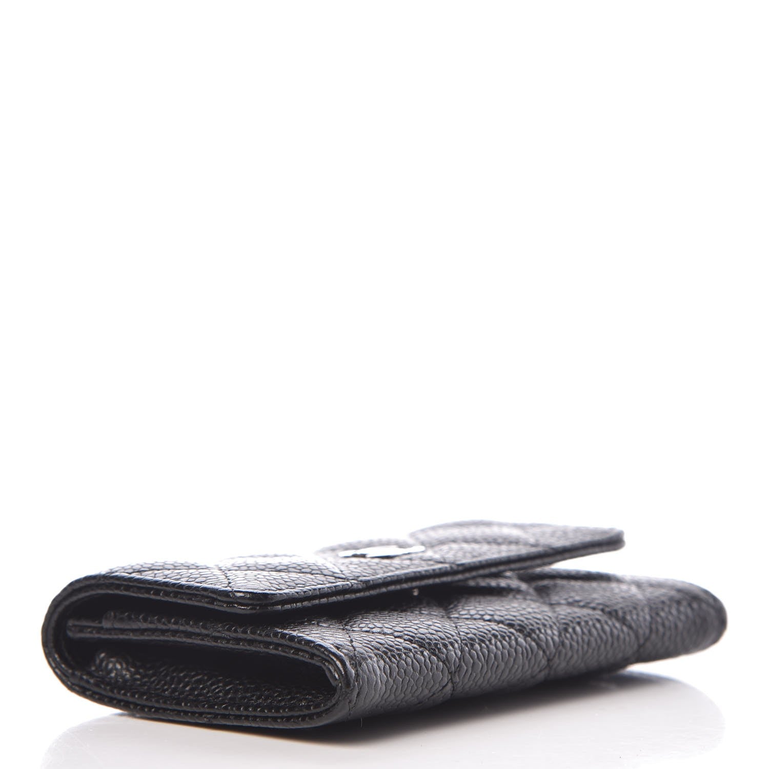 Chanel Caviar Quilted Flap Card Holder Black 4 of 9