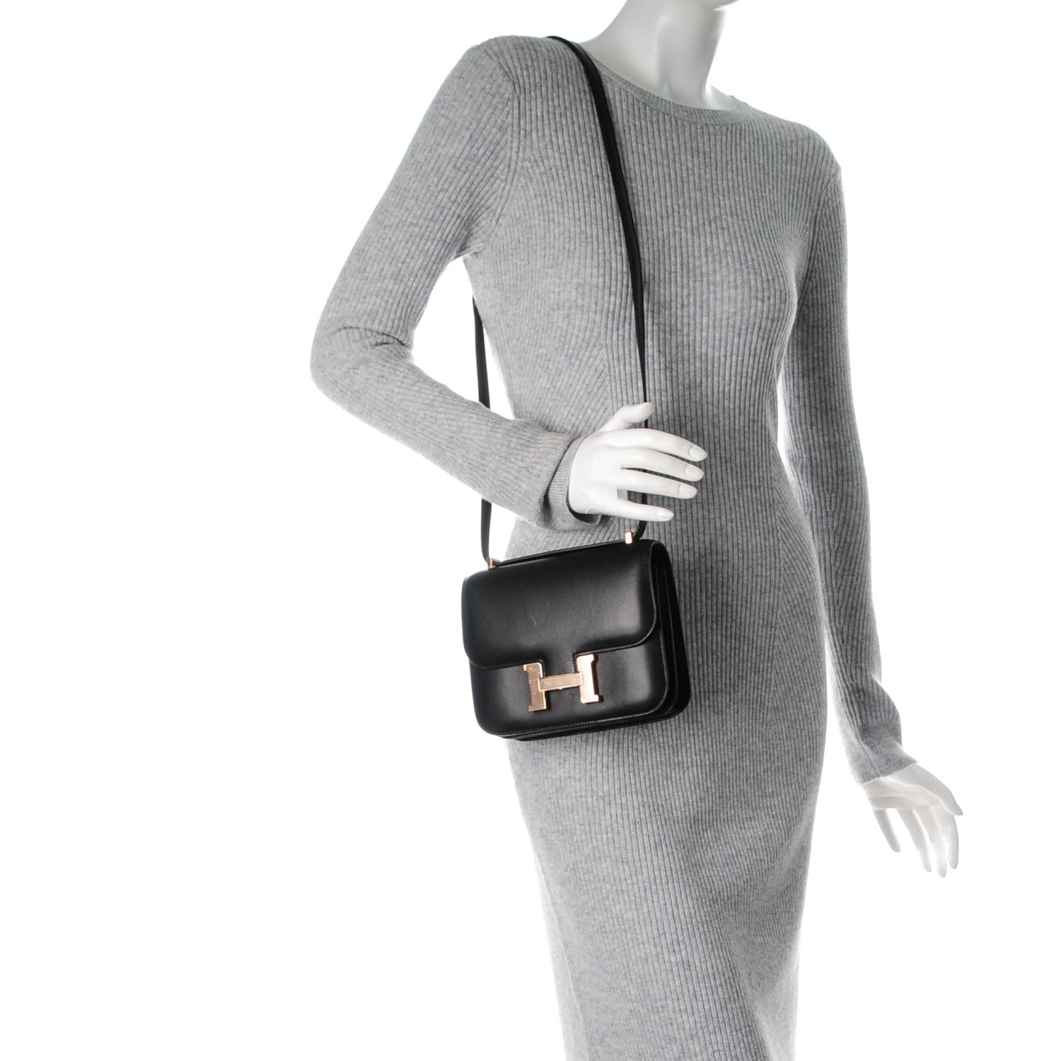 Hermes Evercalf Constance 18 Black 2 of 7