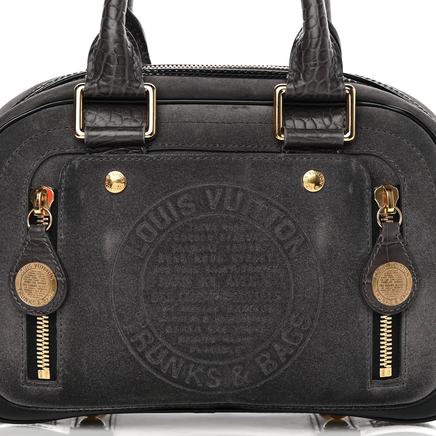 Havane Stamped Trunk Bowler PM Gray