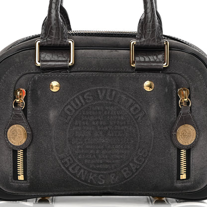 Louis Vuitton Havane Stamped Trunk Bowler PM Gray 8 of 16