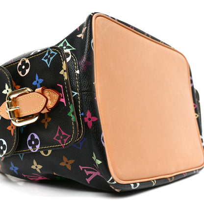 Louis Vuitton Monogram Multicolor Petit Noe Black 8 of 9