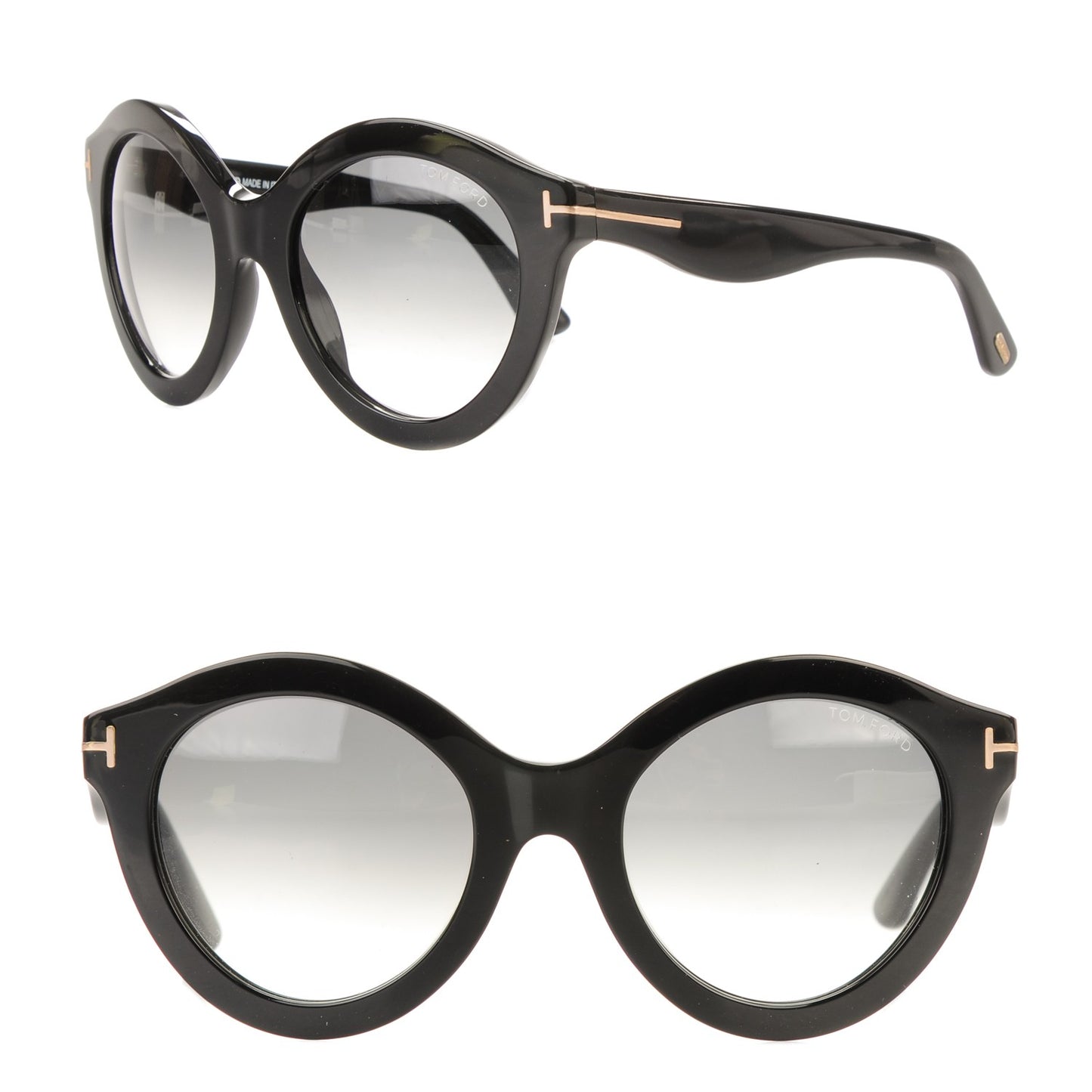 Chiara Round Sunglasses TF359 Black