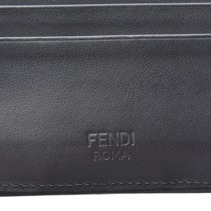 Fendi Vitello Century Monster Eyes Card Holder Asfalto 5 of 8