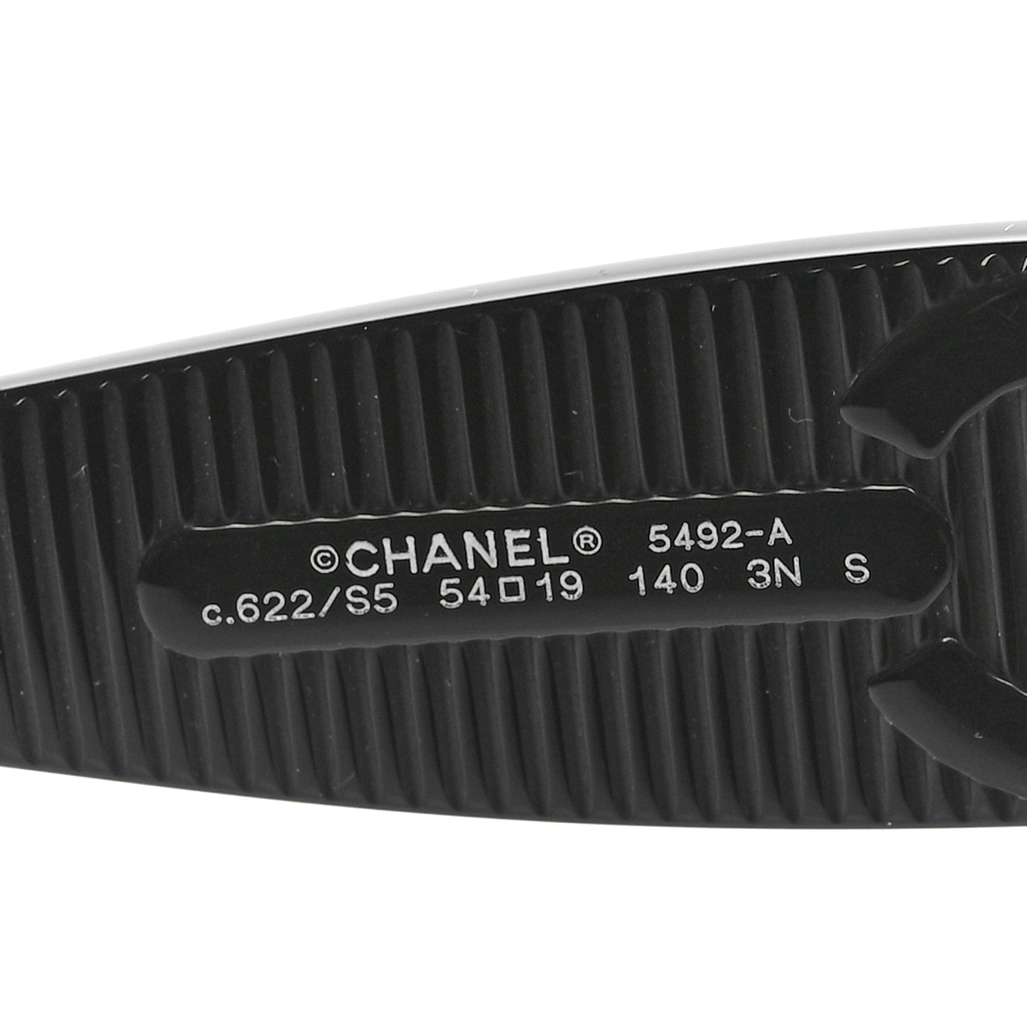 Chanel Acetate Butterfly Large CC Sunglasses 5492 Black 6 of 7