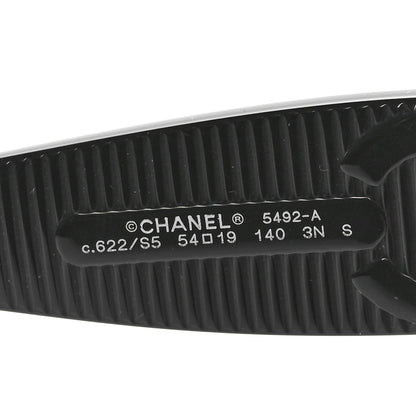 Chanel Acetate Butterfly Large CC Sunglasses 5492 Black 6 of 7