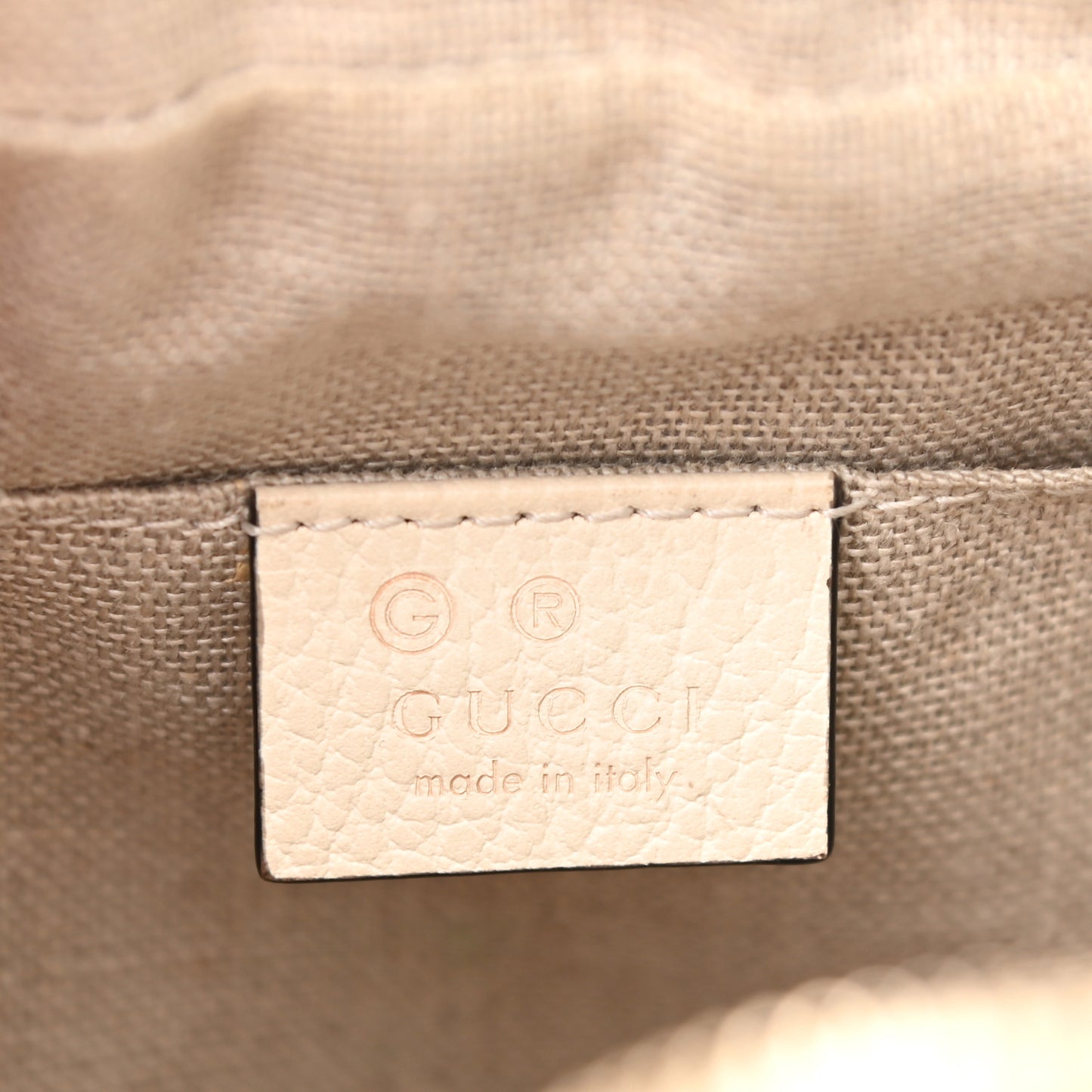 Monogram Dollar Calfskin Mini Bree Messenger Bag Beige Ebony Avoire