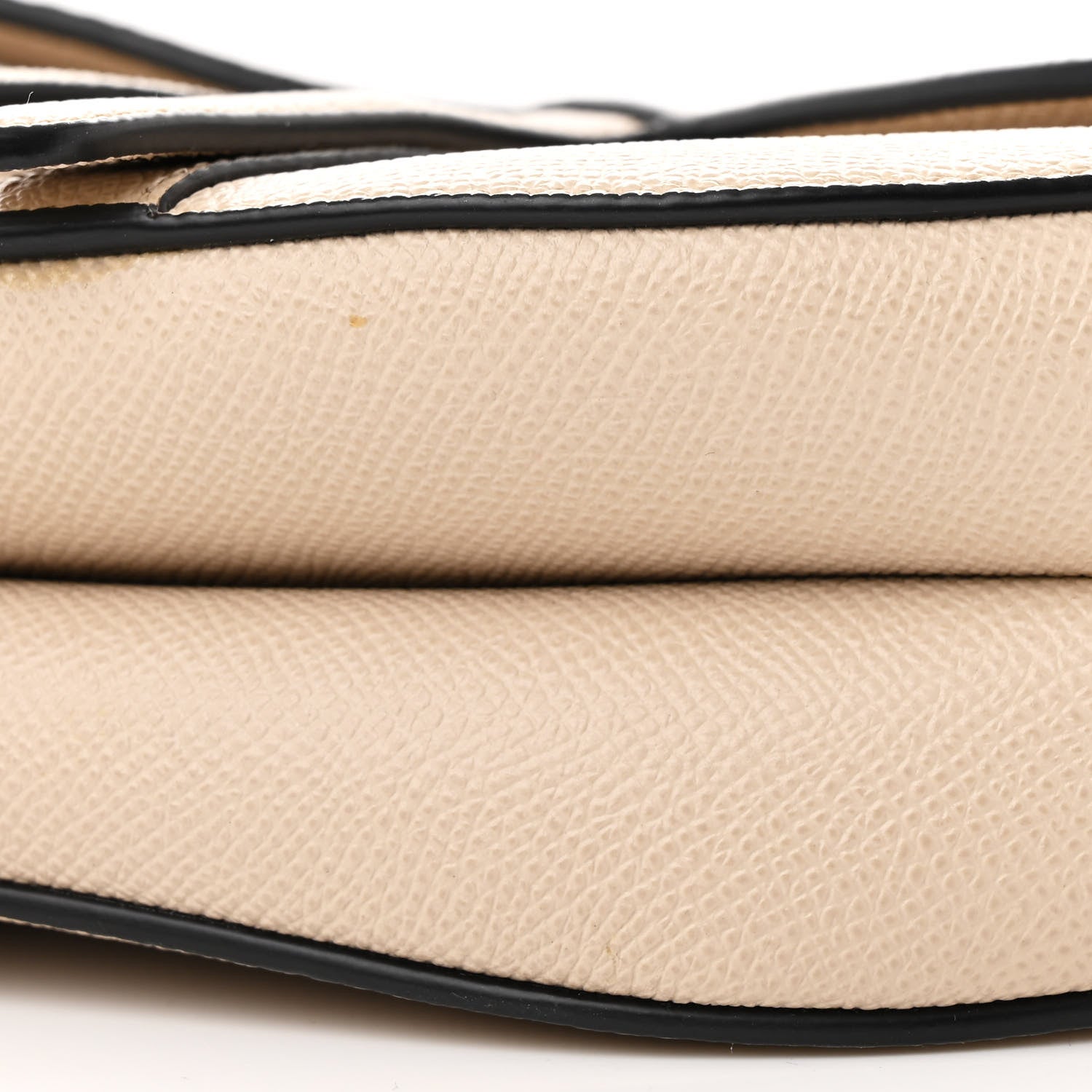 Christian Dior Grained Calfskin Saddle Bag With Strap Caramel Beige 10 of 12