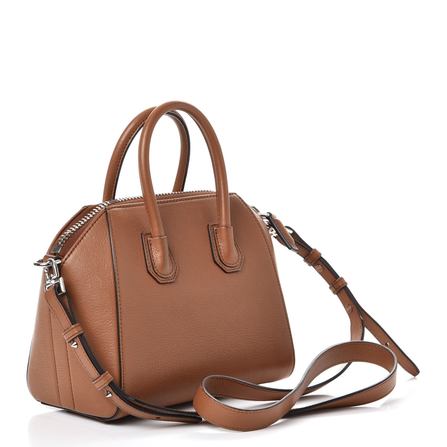 Givenchy Sugar Goatskin Mini Antigona Caramel 4 of 8