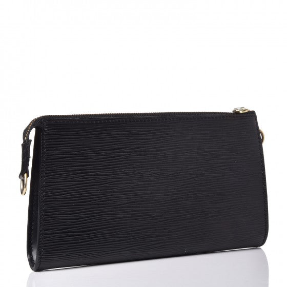 Louis Vuitton Epi Pochette Accessories 21 Black 3 of 7