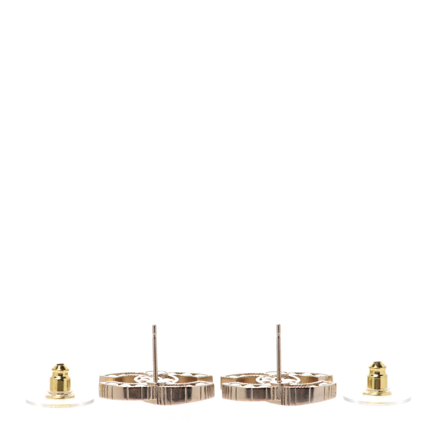 Pearl CC Earrings Gold