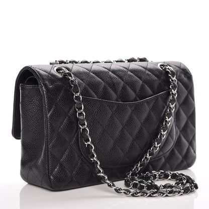 Chanel Caviar Quilted Medium Double Flap Black 6 of 13