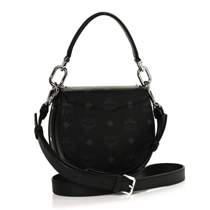 MCM Visetos Mini Patricia Studded Crossbody Bag Black 2 of 10