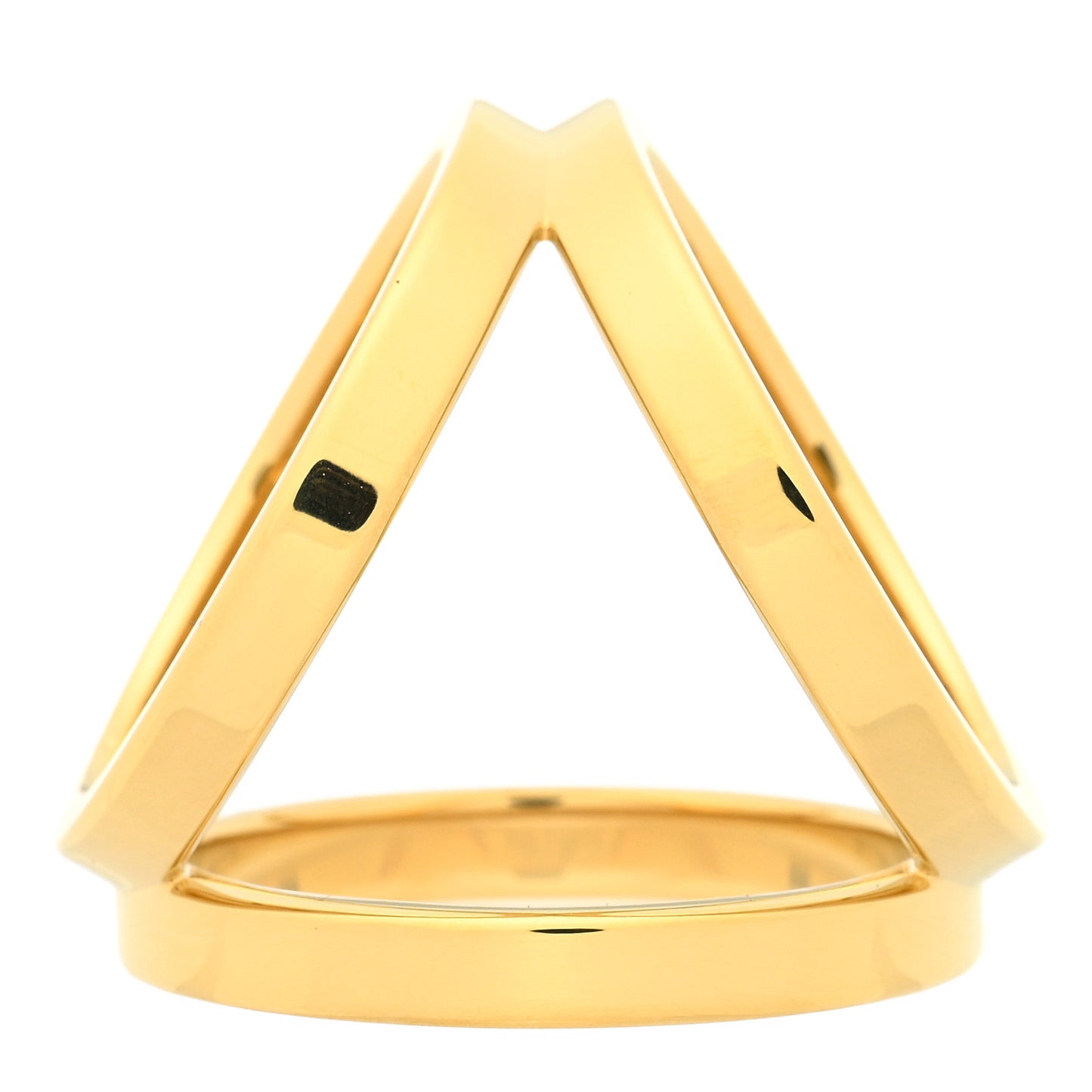Permabrass Gold Plated Trio Scarf Ring