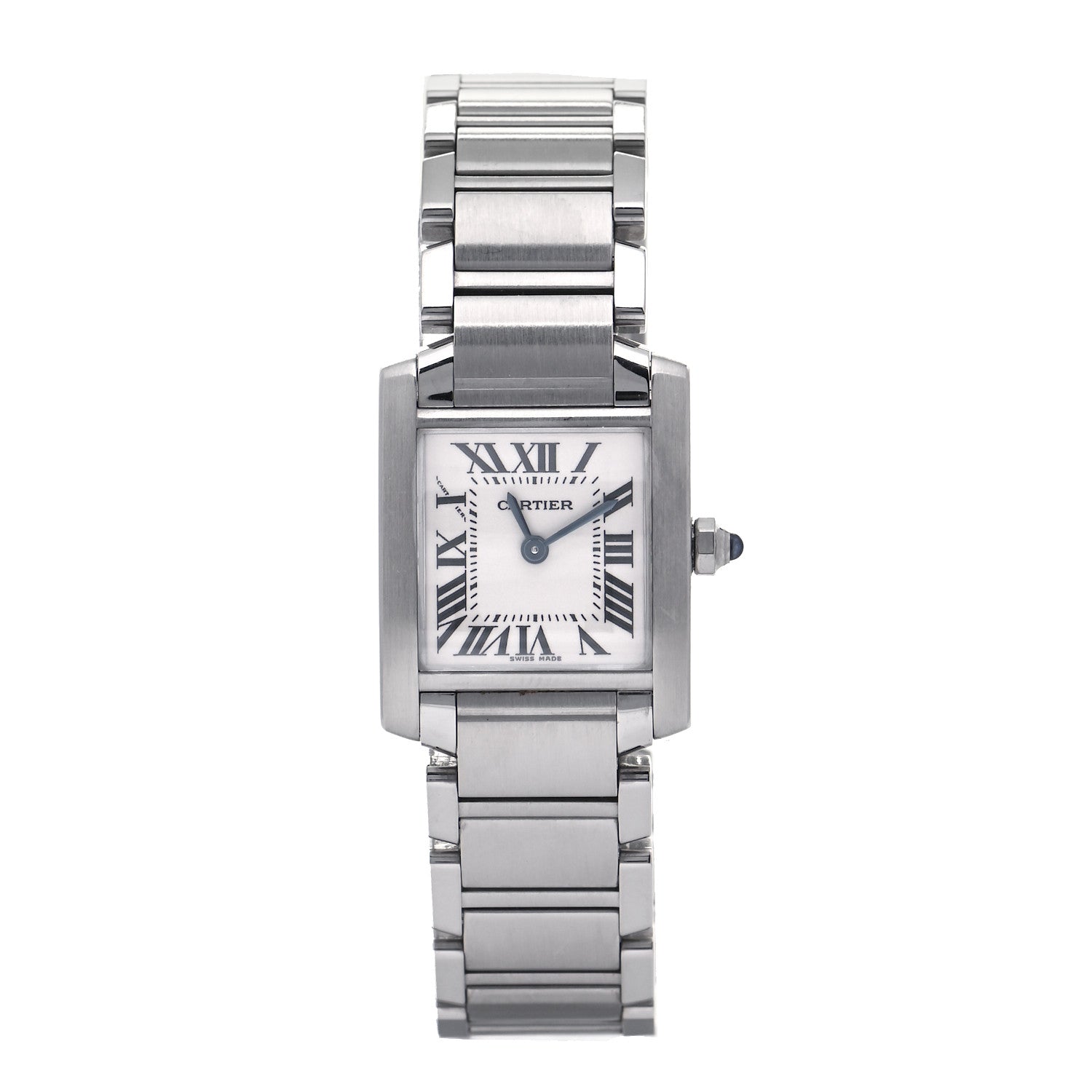 Cartier Stainless Steel 20mm Tank Francaise Quartz Watch 1 of 5