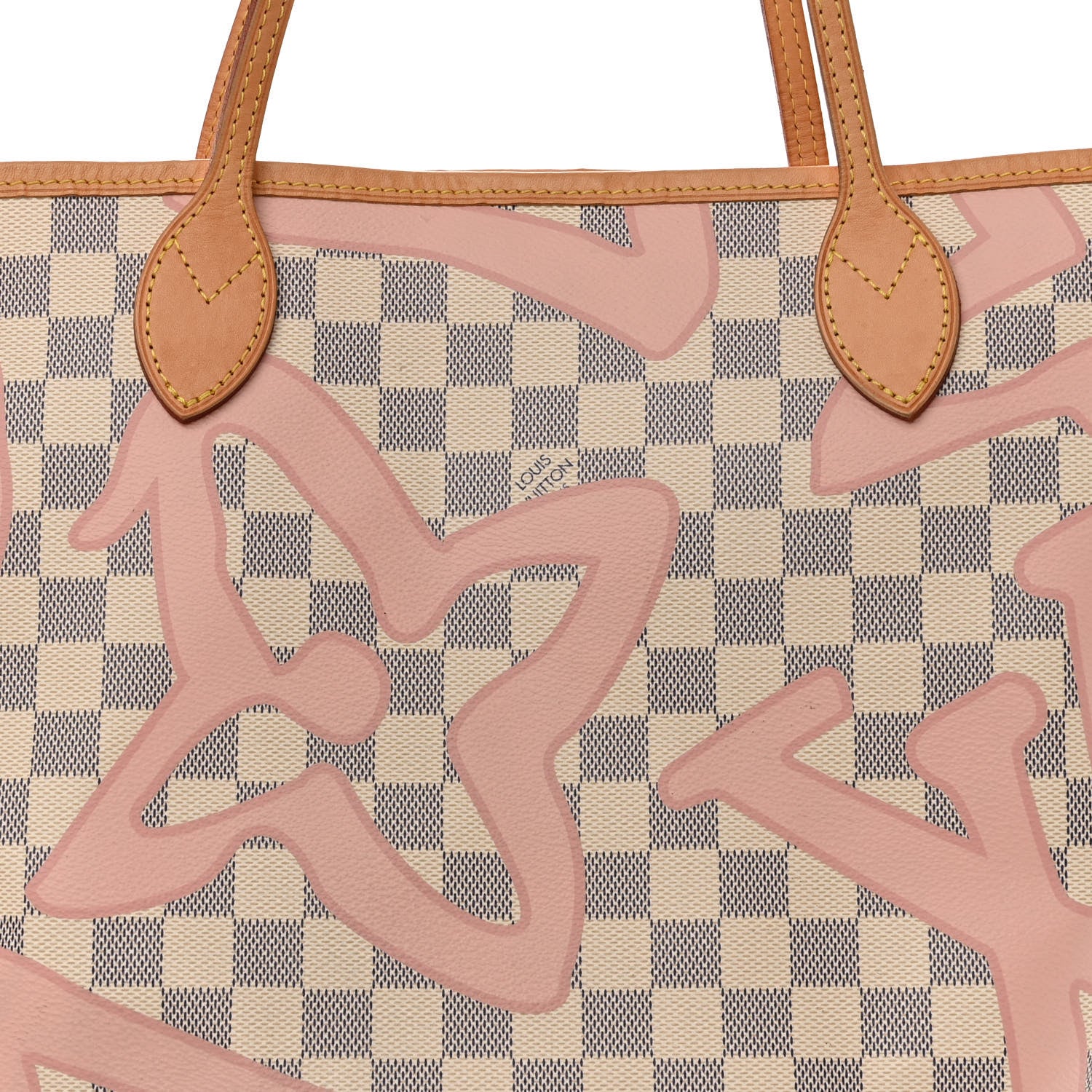 Louis Vuitton Damier Azur Tahitienne Neverfull MM 8 of 14